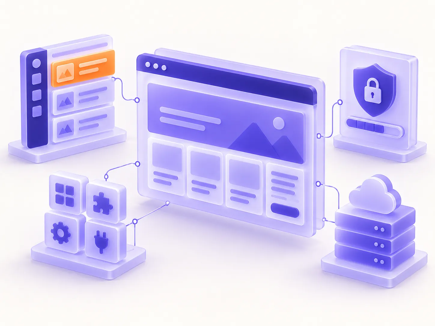 WordPress sitesinin içerik yönetimi, eklenti, güvenlik, güncelleme ve yedek katmanlarıyla çalışması